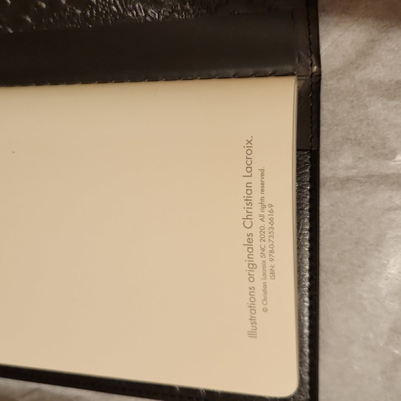 $3 SALE!!! Christian Lacroix Black Travel Journal 🖤 - Picture 5 of 7